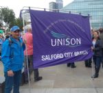 Salford Teachers Strike 